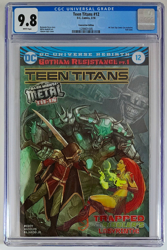 CGC 9.8 Teen Titans #12
