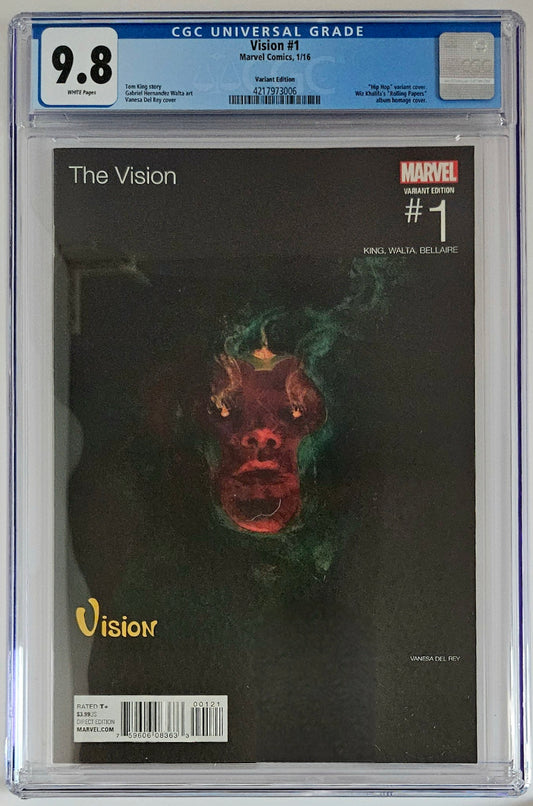 CGC 9.8 Vision #1 Hip Hop Variant