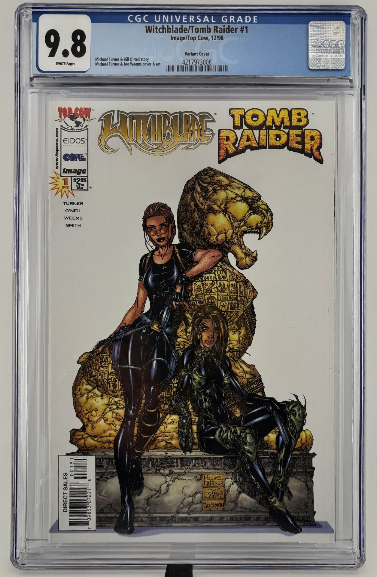 CGC 9.8 Witchblade/Tomb Raider #1
