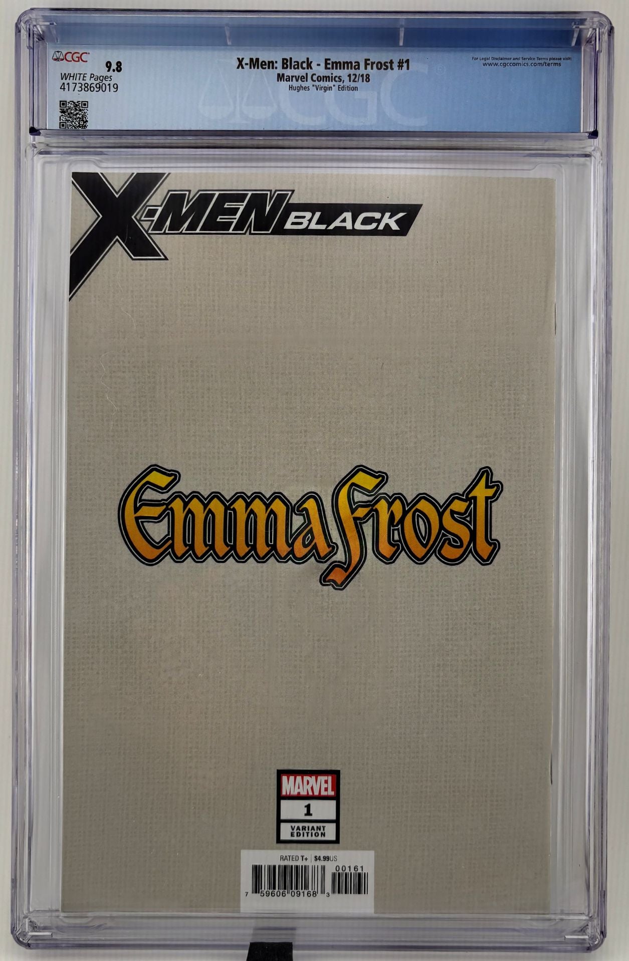 CGC 9.8 X-Men: Black - Emma Frost #1