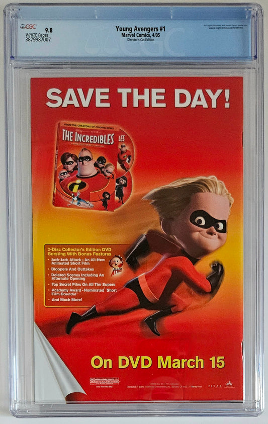 CGC 9.8 Young Avengers #1 Director's Cut