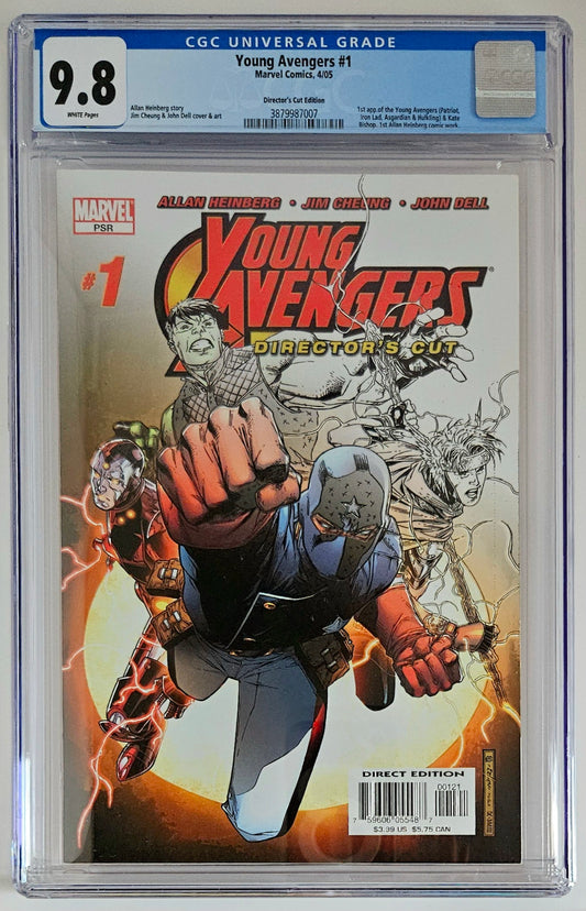 CGC 9.8 Young Avengers #1 Director's Cut