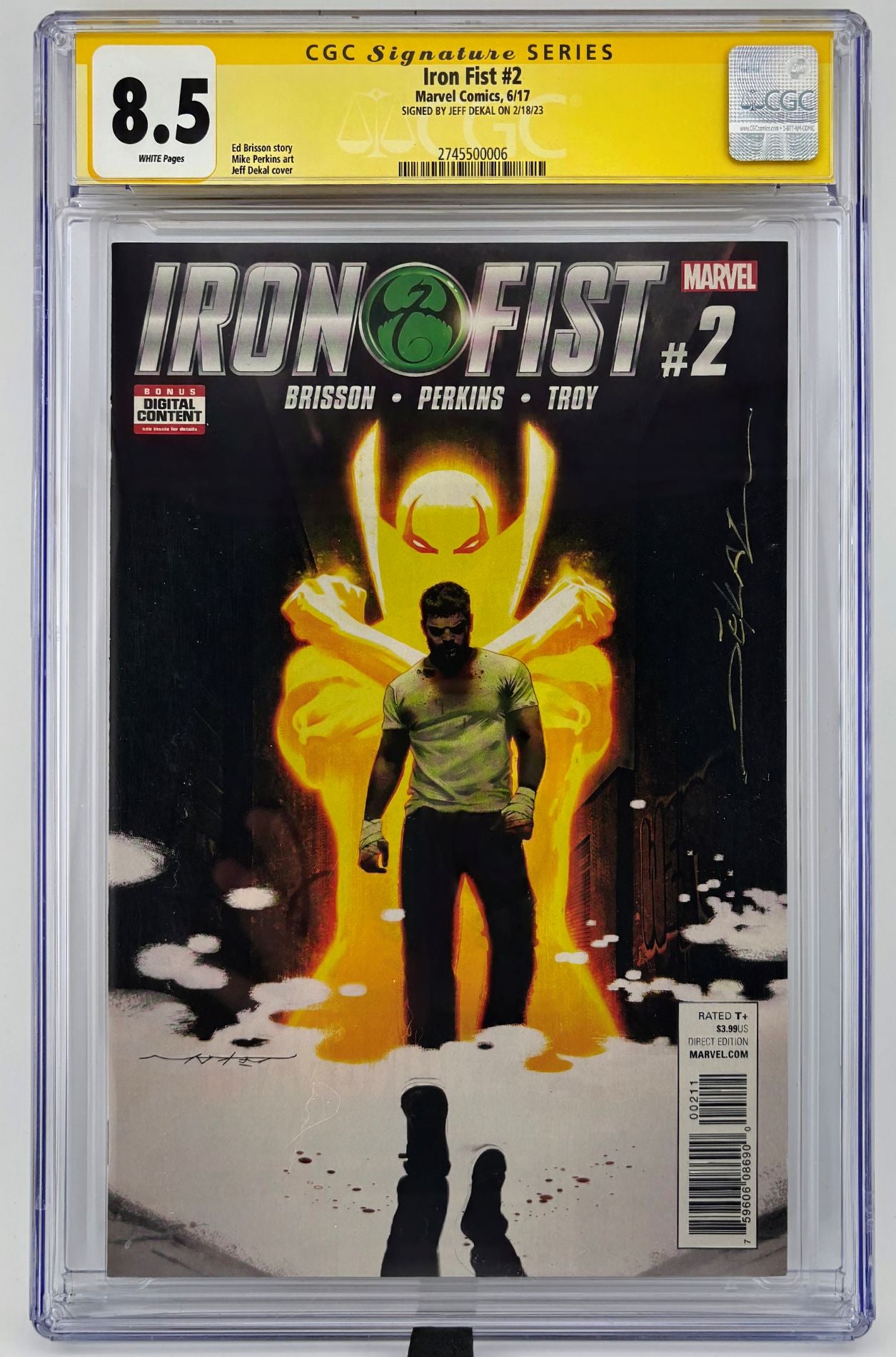 CGC SS 8.5 Iron Fist #2