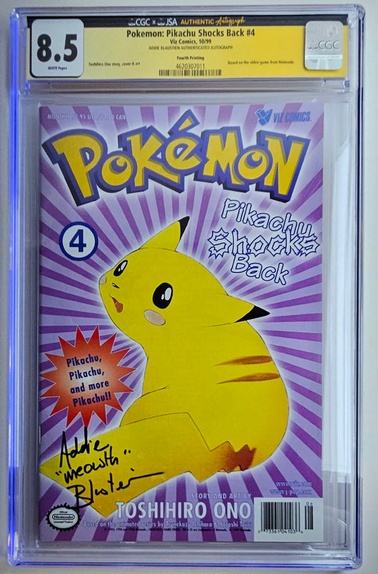 CGC SS 8.5 Pokemon: Pikachu Shocks Back #1 - Blaustein