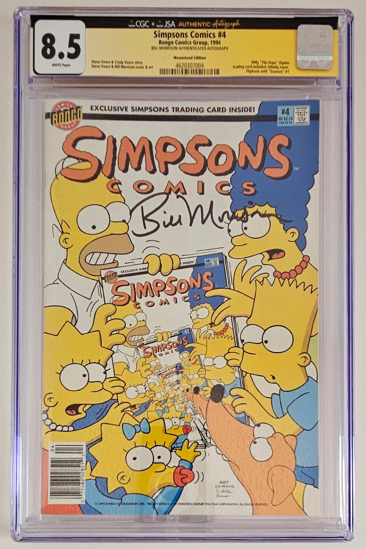 CGC SS 8.5 Simpsons Comics #4