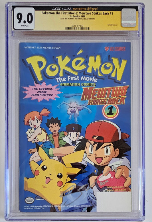 CGC SS 9.0 Pokemon the First Movie: Mewtwo Strikes Back #1