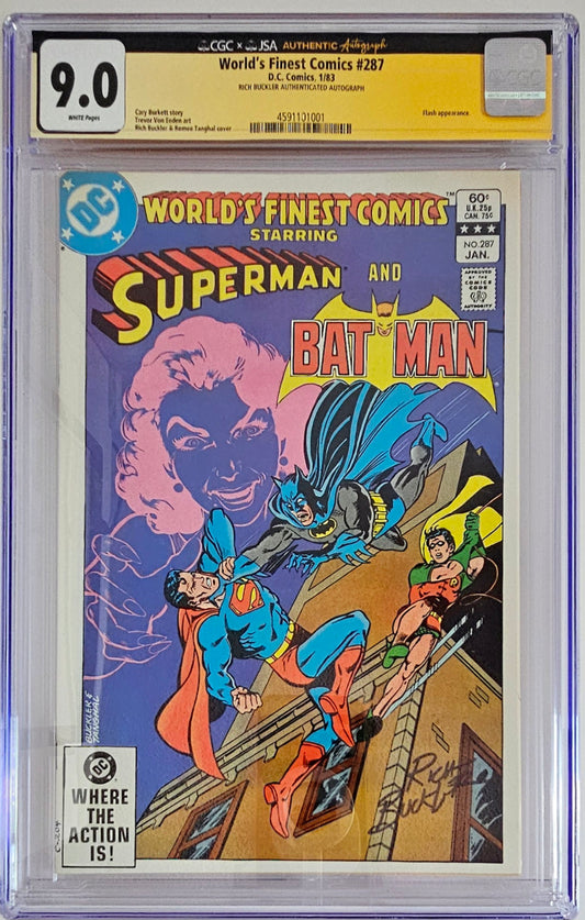 CGC SS 9.0 World's Finest Comics #287 (Pop. 1)