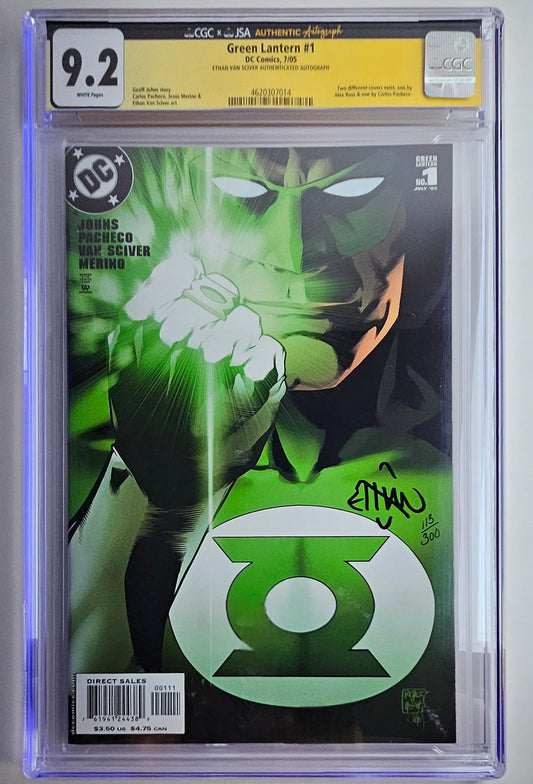 CGC SS 9.2 Green Lantern #1 2005 - Sciver