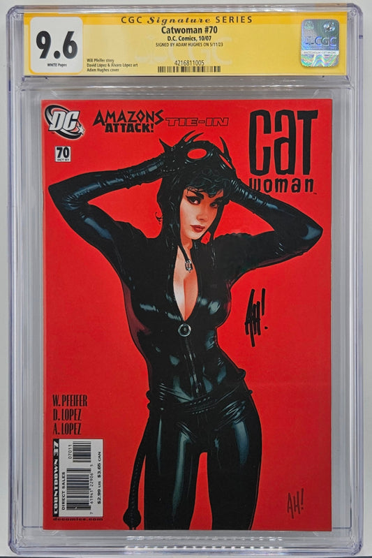 CGC SS 9.6 Catwoman #70 Hughes