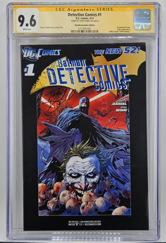 CGC SS 9.6 Detective Comics #1 2012 Daniel