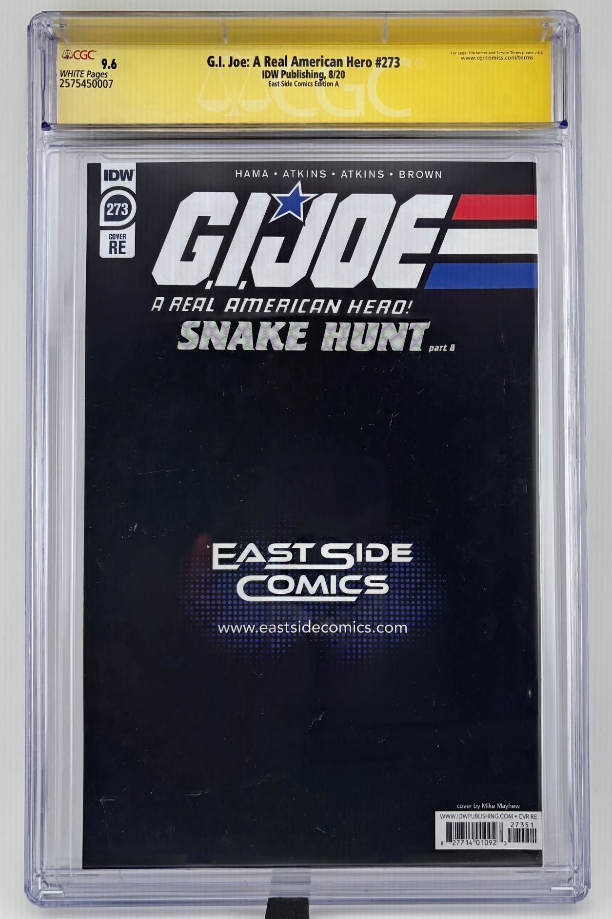 CGC SS 9.6 G.I. Joe: Real American Hero #273