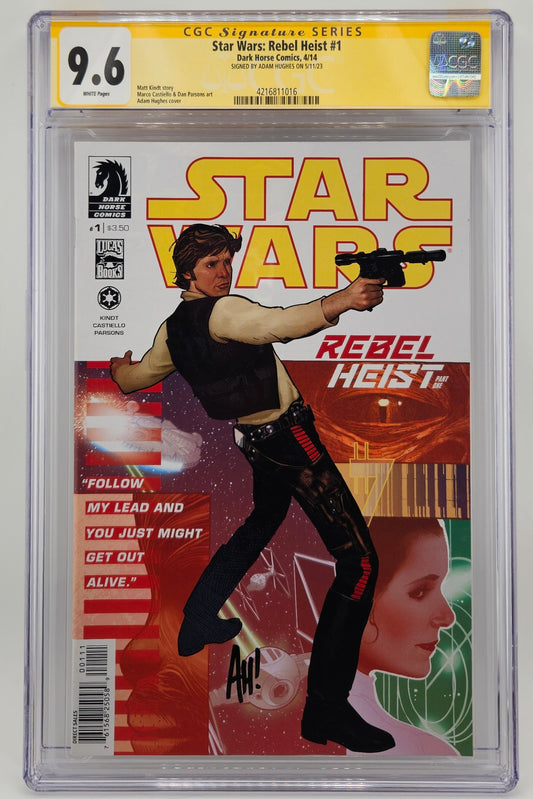 CGC SS 9.6 Star Wars: Rebel Heist #1 - Hughes