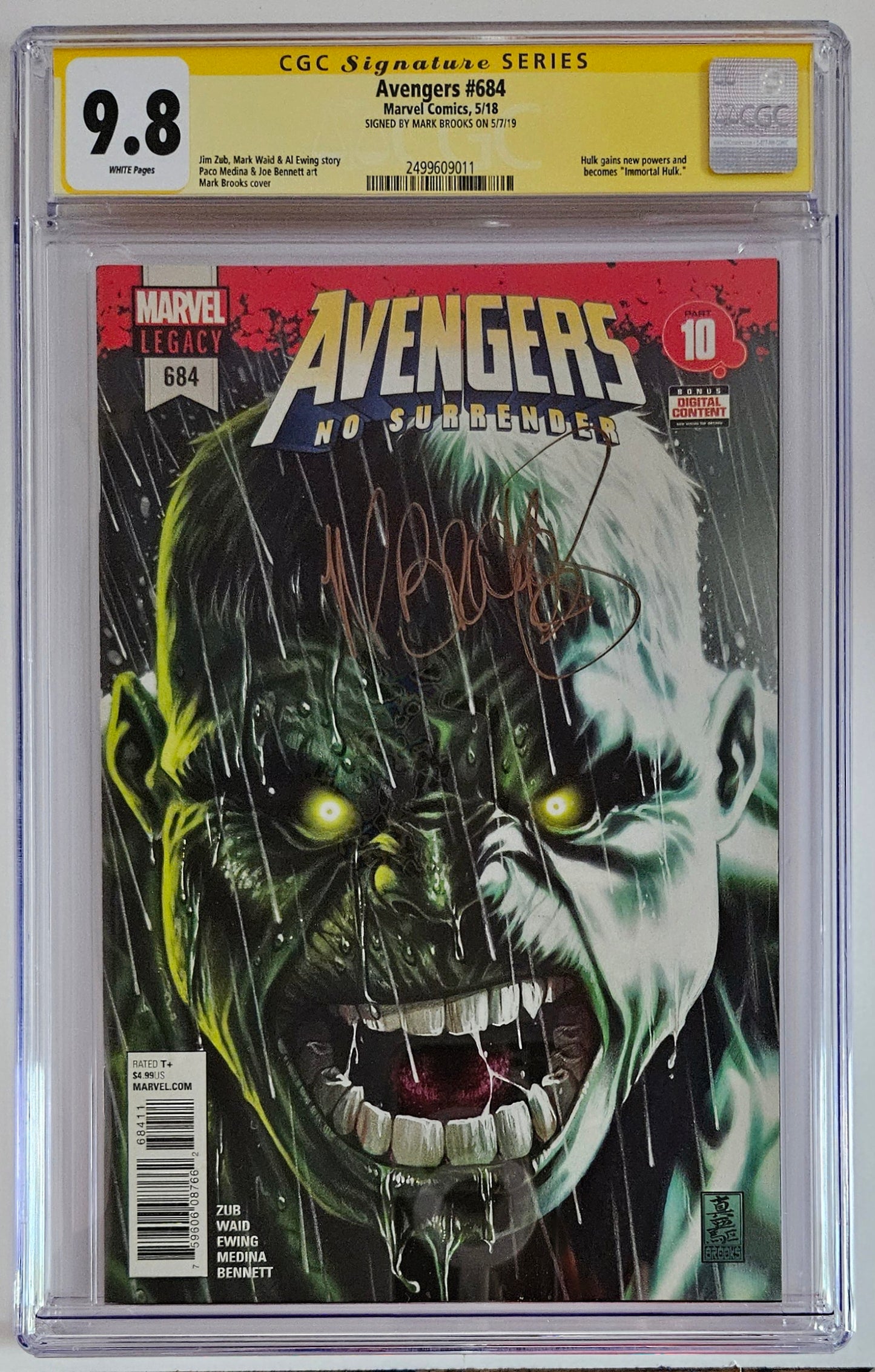 CGC SS 9.8 Avengers #684 Brooks