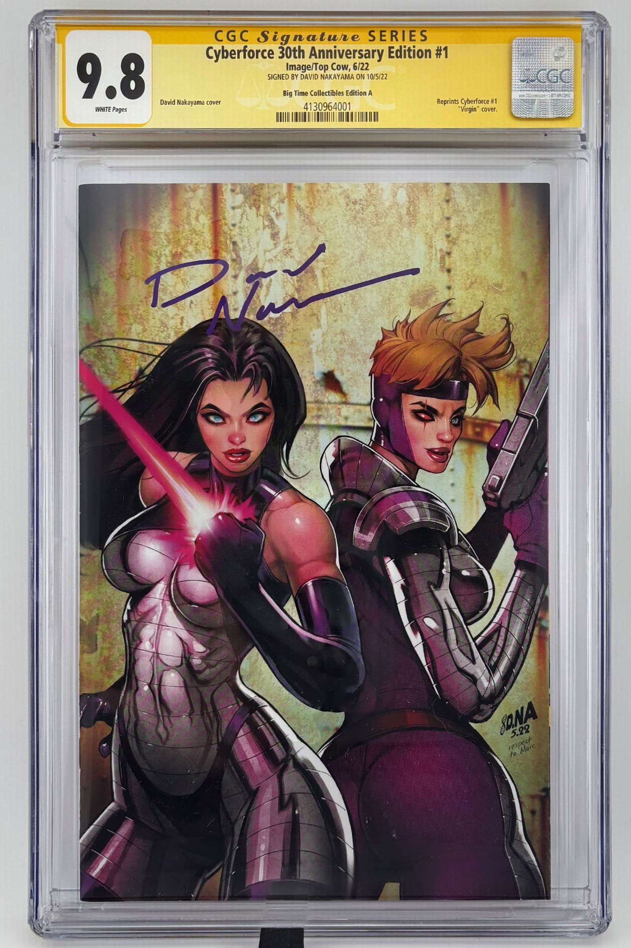 CGC SS 9.8 Cyberforce 30th Anniversary Edition #1