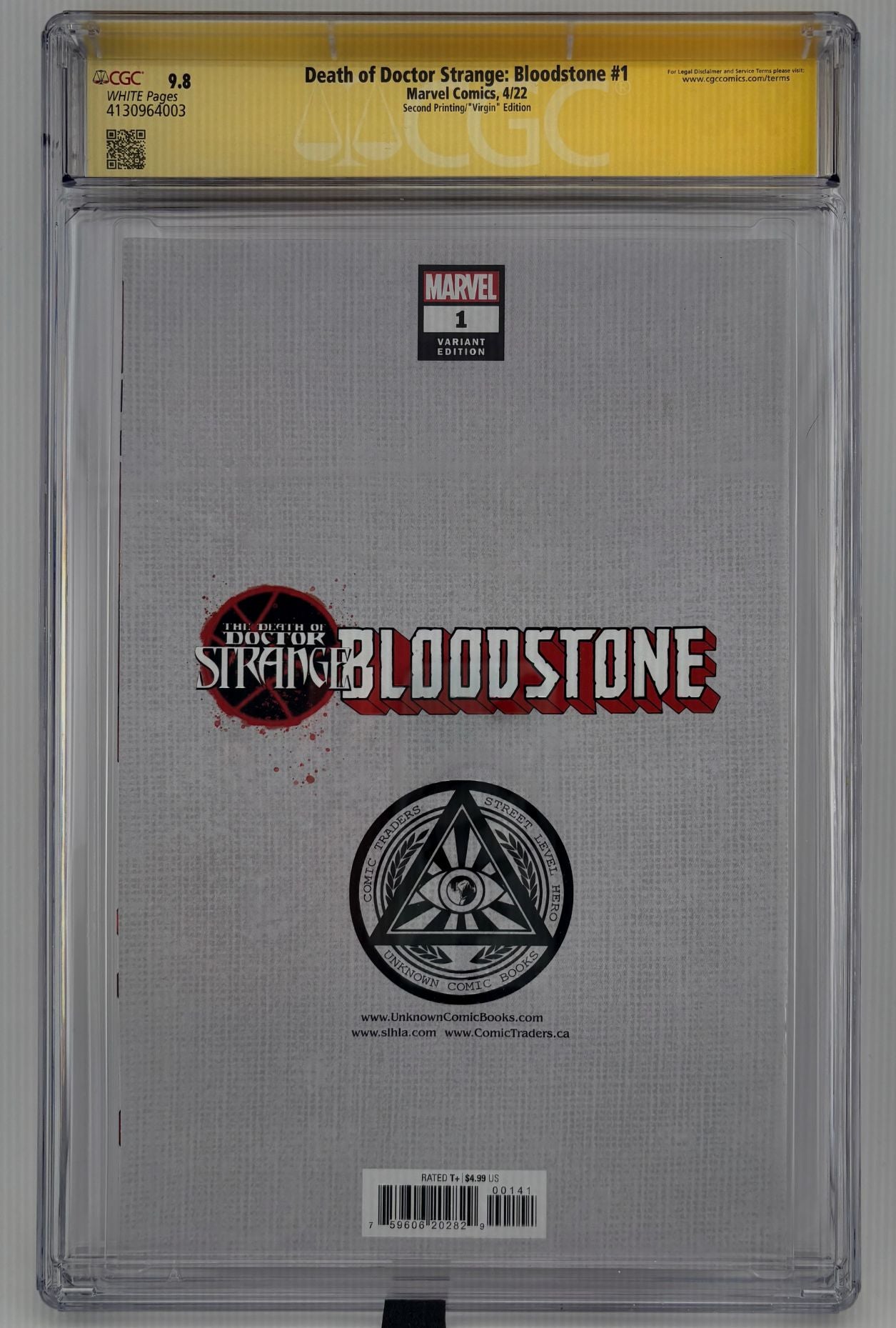CGC SS 9.8 Death of Doctor Strange: Bloodstone #1