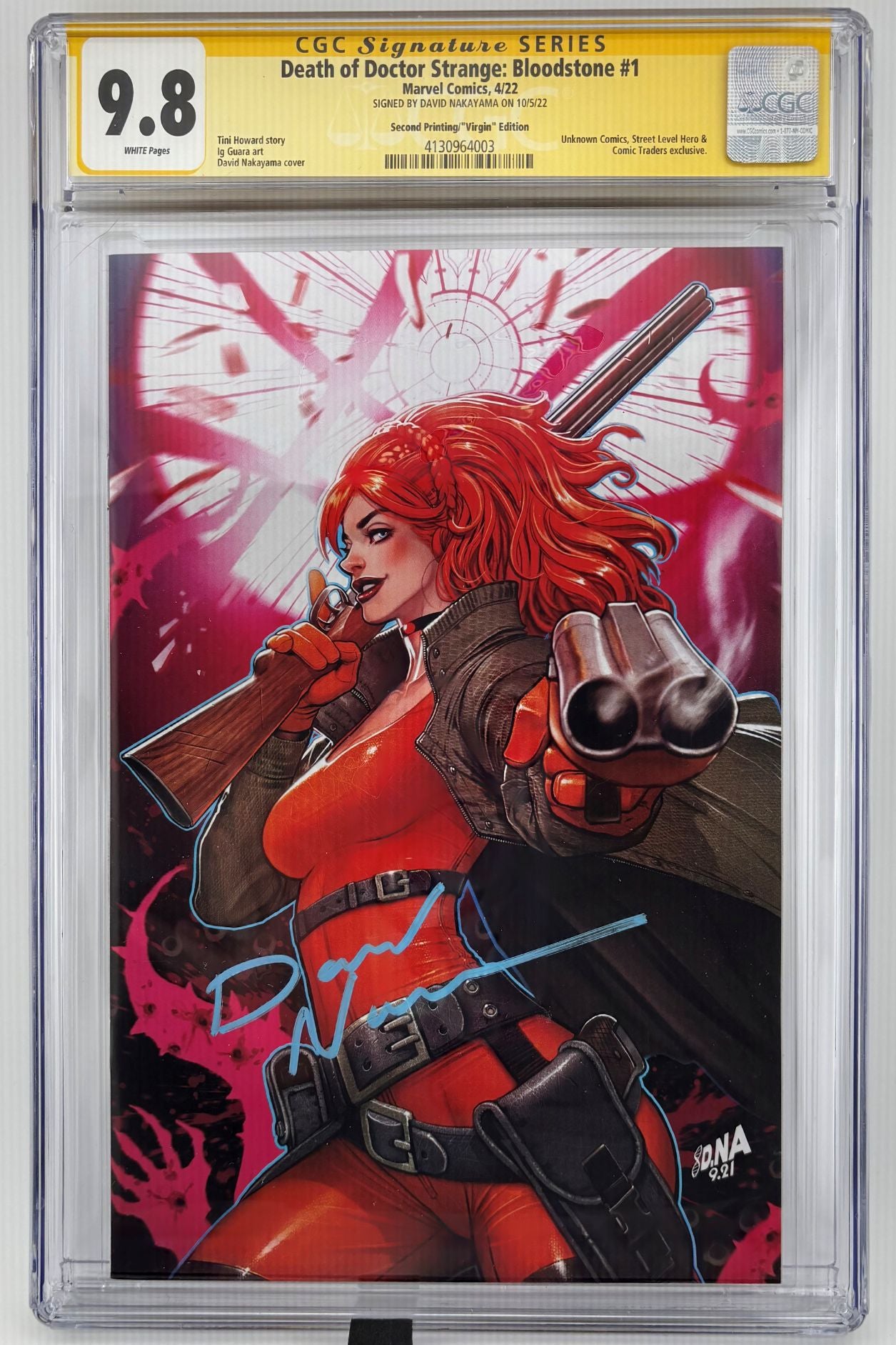 CGC SS 9.8 Death of Doctor Strange: Bloodstone #1