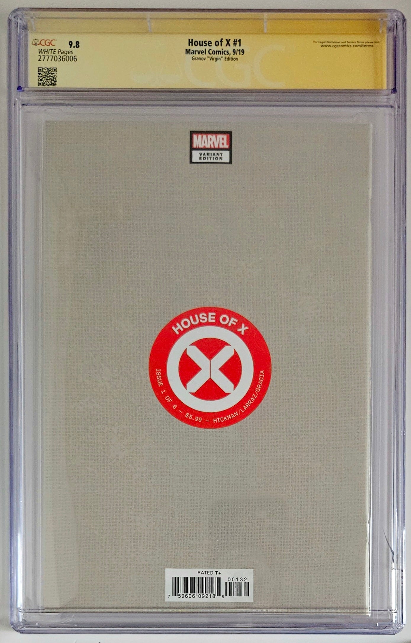 CGC SS 9.8 House of X #1 Granov