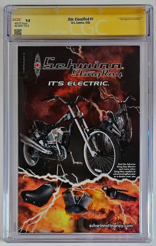 CGC SS 9.8 JSA:Classified #1 Hughes