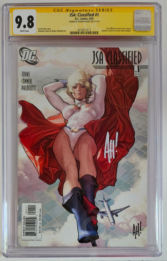 CGC SS 9.8 JSA:Classified #1 Hughes