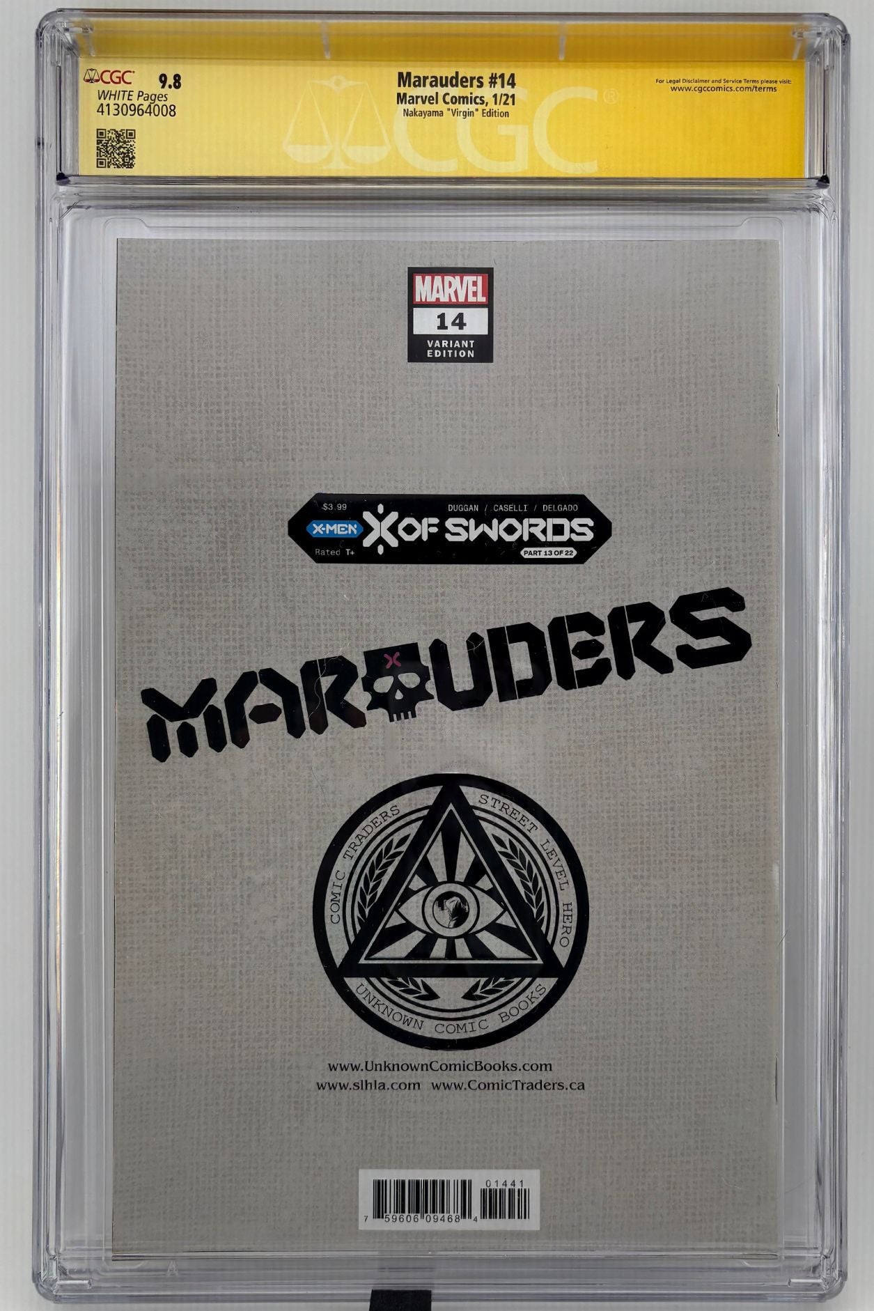 CGC SS 9.8 Marauders #14