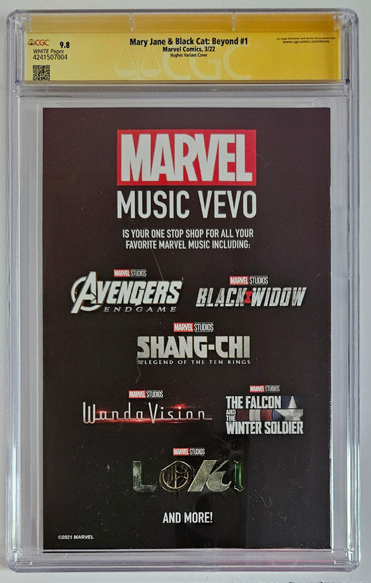 CGC SS 9.8 Mary Jane & Black Cat #1 Hughes