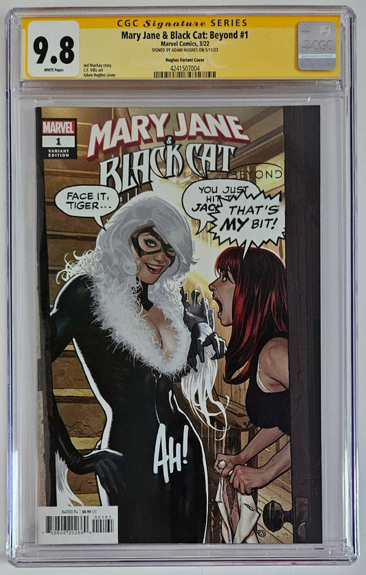 CGC SS 9.8 Mary Jane & Black Cat #1 Hughes