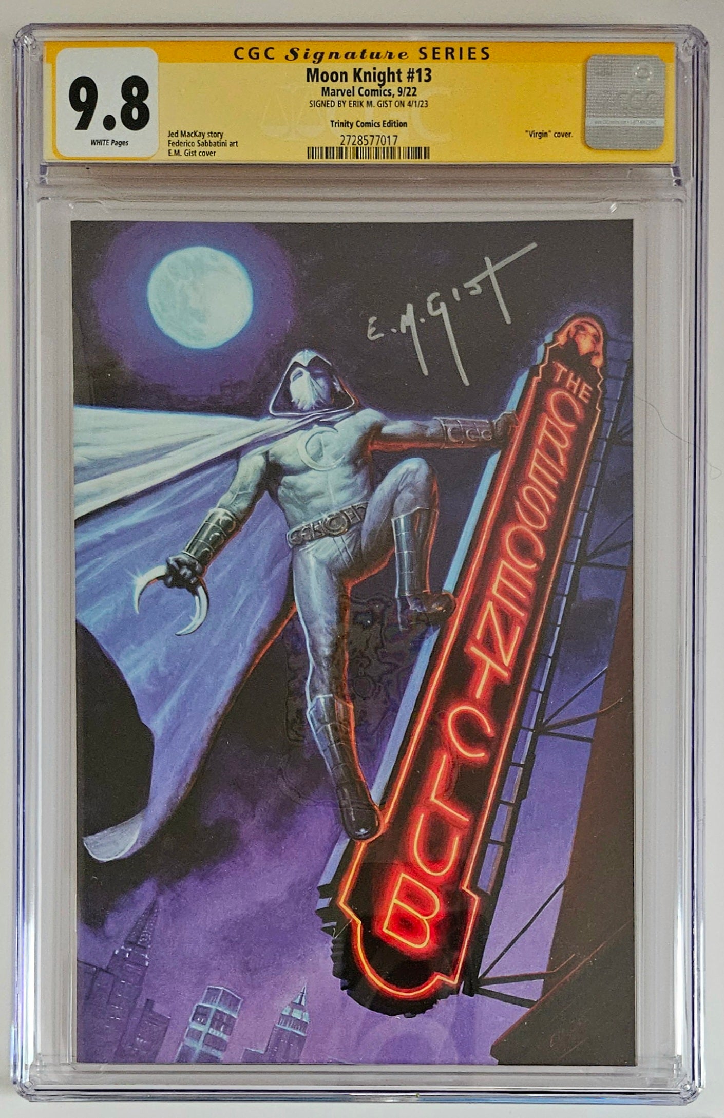 CGC SS 9.8 Moon Knight #13