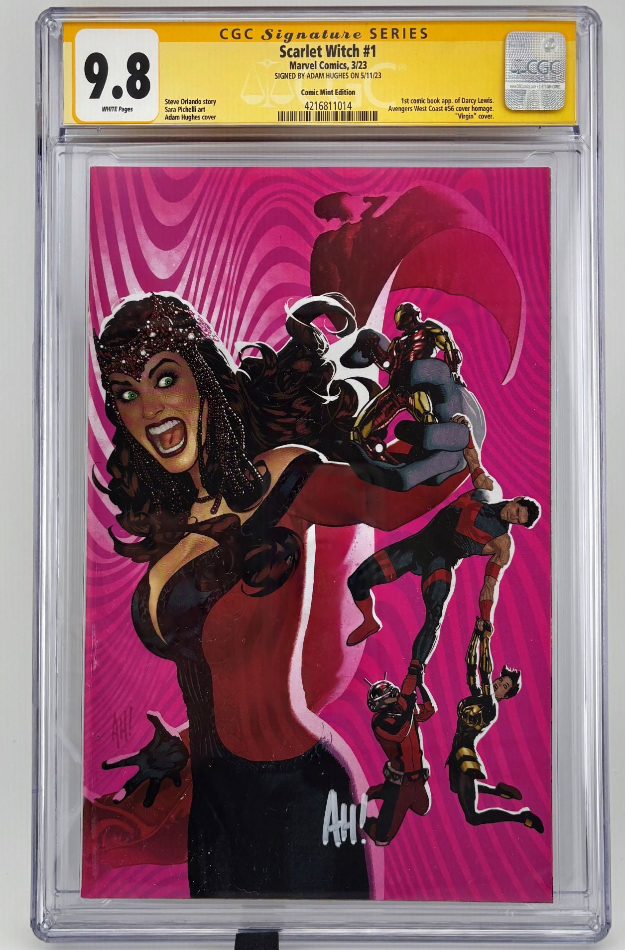 CGC SS 9.8 Scarlet Witch #1 - Hughes