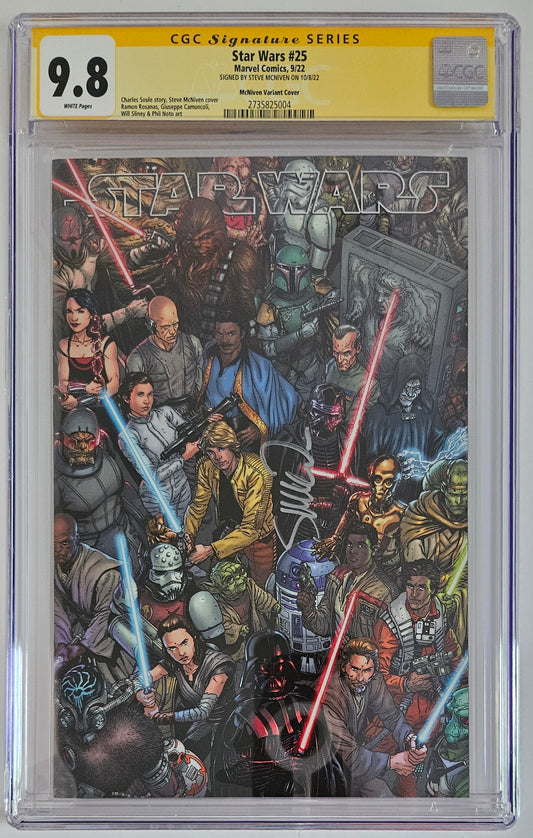 CGC SS 9.8 Star Wars #25 McNiven