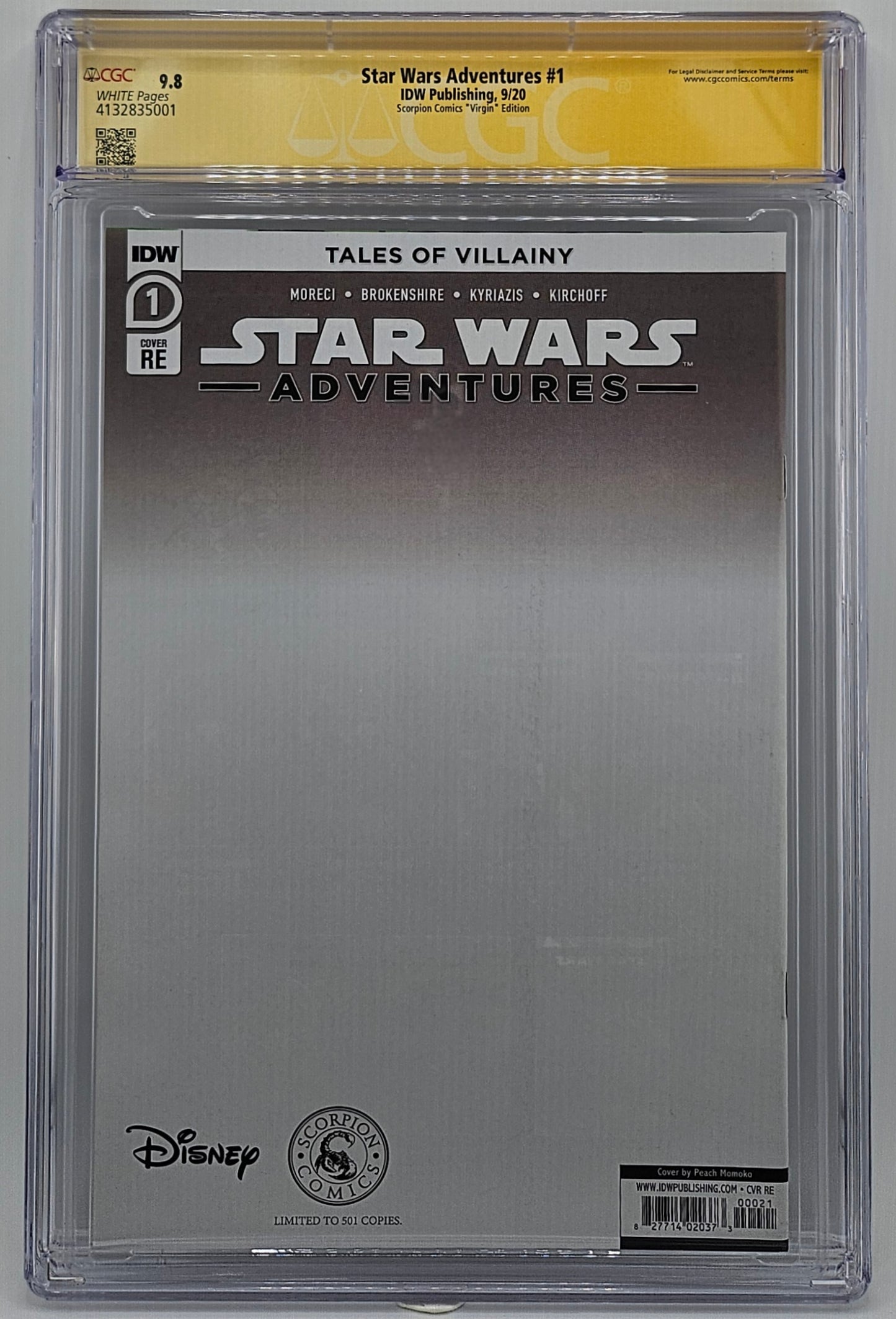CGC SS 9.8 Star Wars Adventures #1 - Momoko