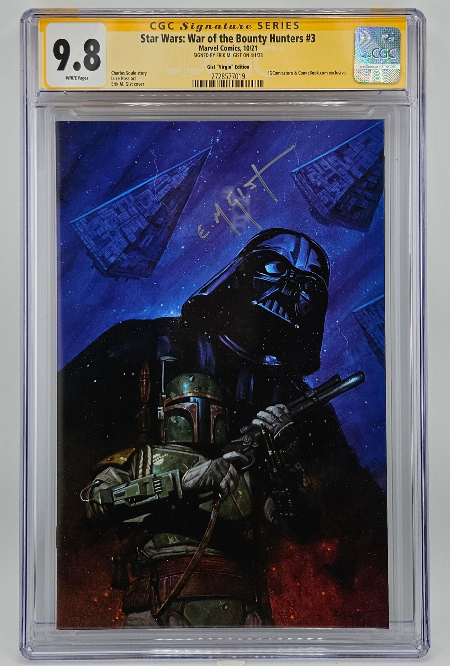 CGC SS 9.8 Star Wars: War of the Bounty Hunters #3 - Gist