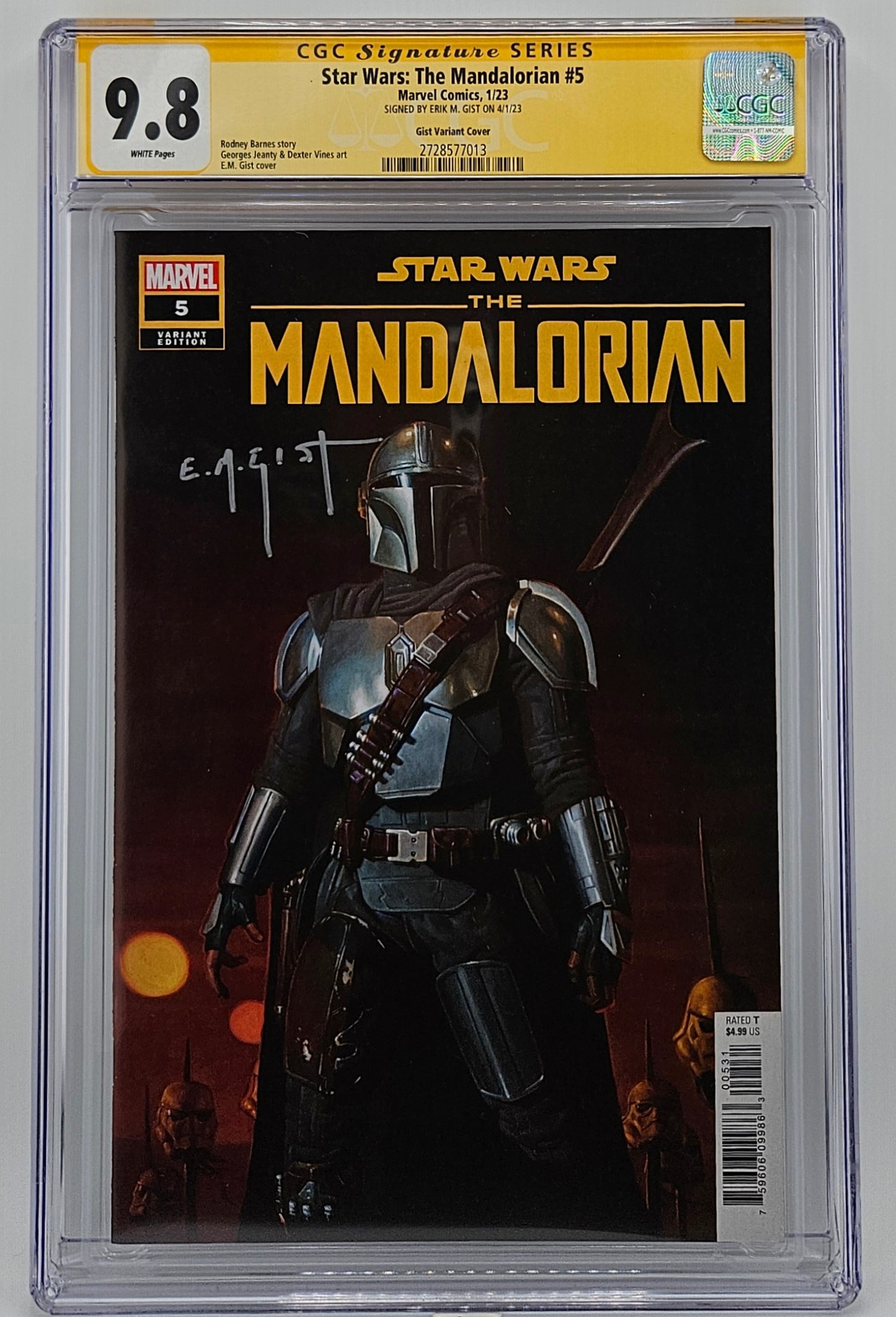 CGC SS 9.8 Star Wars: The Mandalorian #5 - Gist