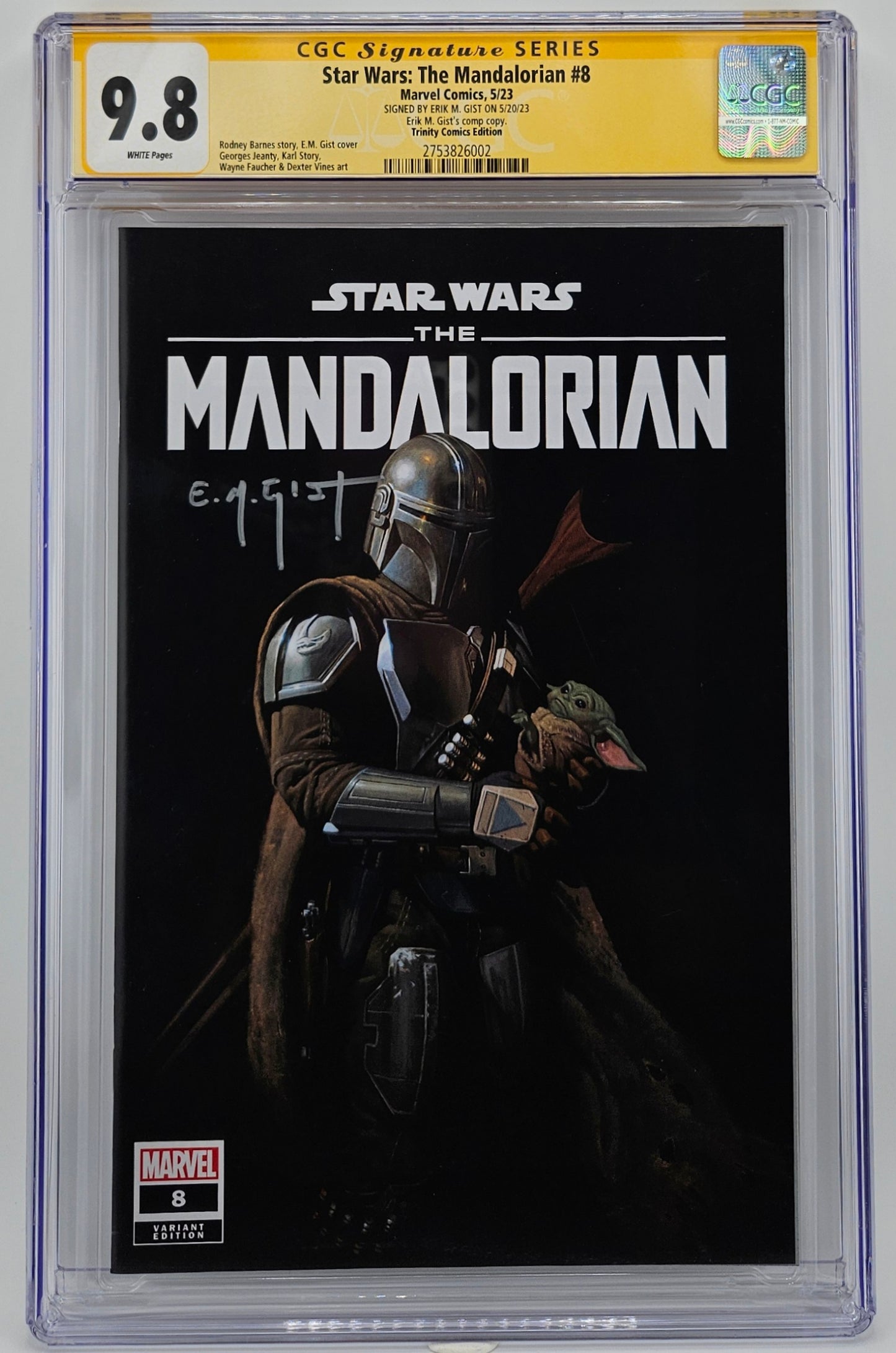 CGC SS 9.8 Star Wars: The Mandalorian #8 - Gist