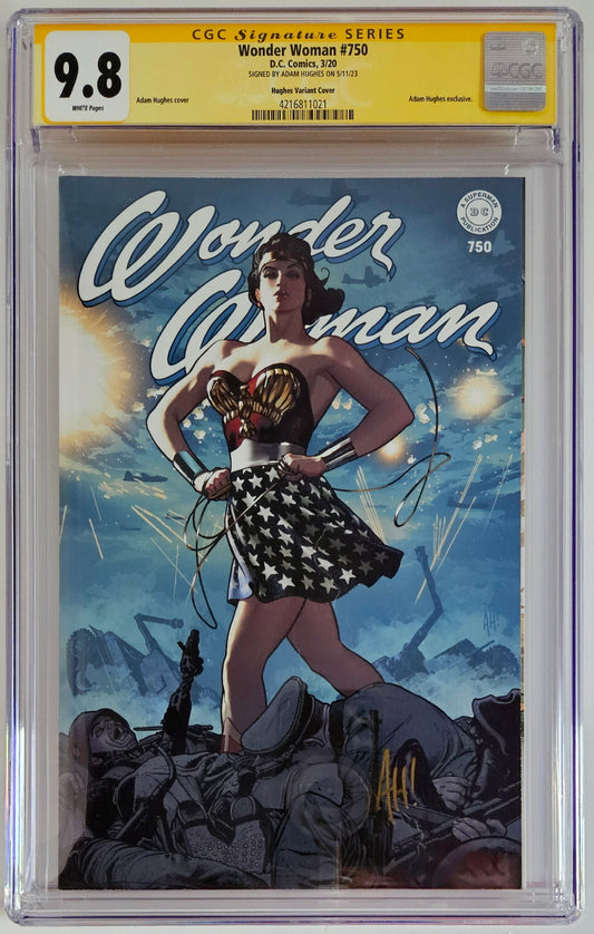 CGC SS 9.8 Wonder Woman #750 Hughes