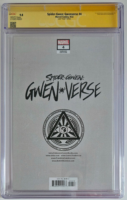 CGC SS 9.8 Spider-Gwen: Gwenverse #4