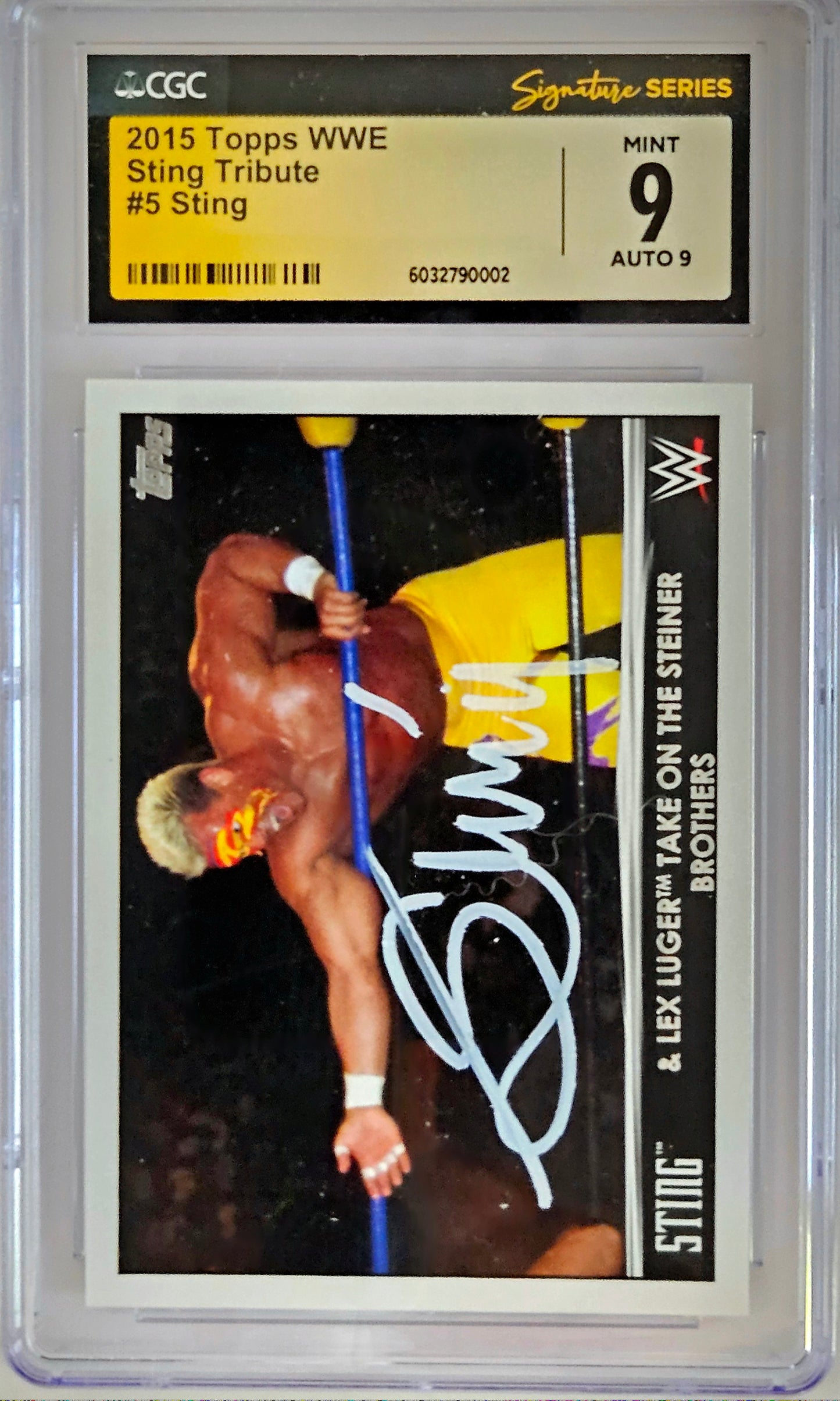 CGC SS 9/9 Sting #5 Auto