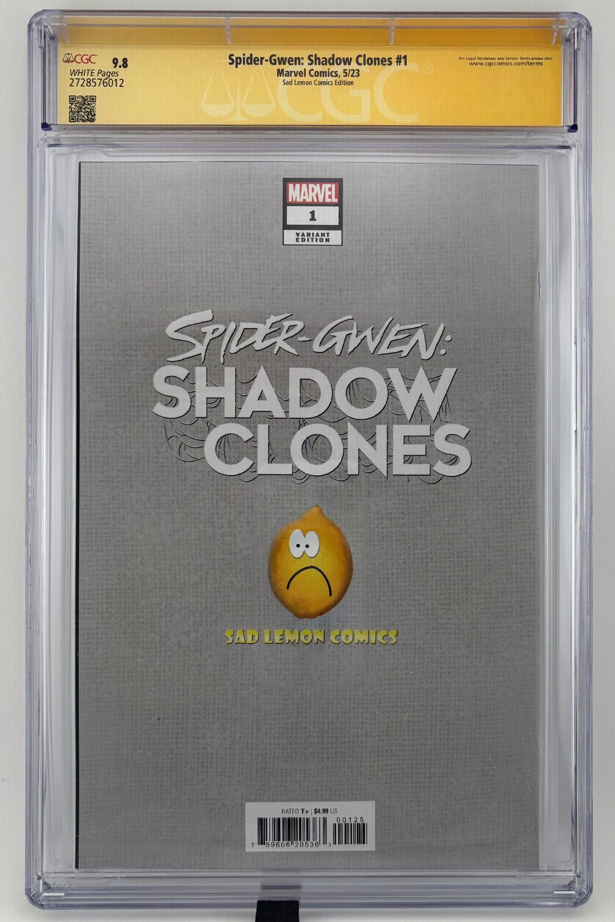 CGC SS 9.8 Spider-Gwen: Shadow Clones #1