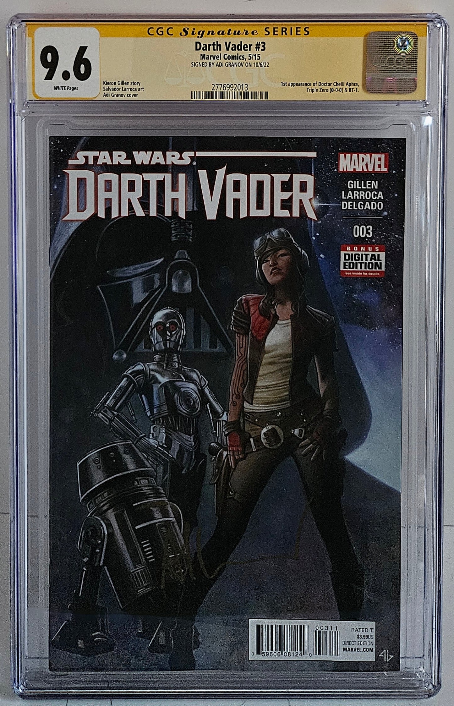 CGC SS 9.6 Darth Vader #3 Granov