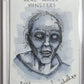 Here Walks Monsters - Zombie Sketch Card - Tina Michele