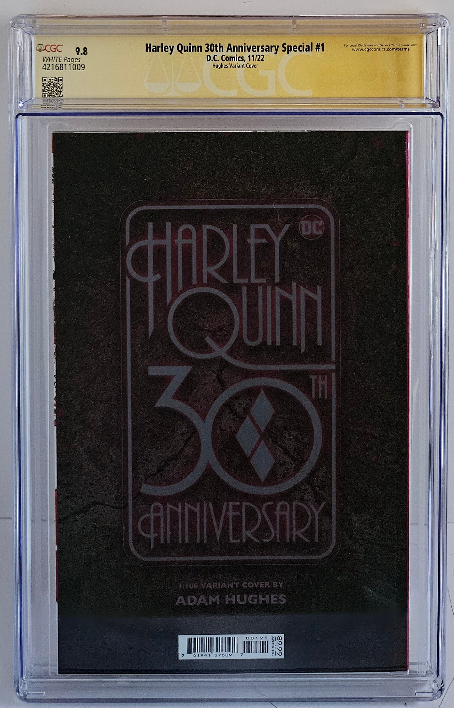 CGC SS 9.8 Harley Quinn 30th Anniversary Special #1 Hughes