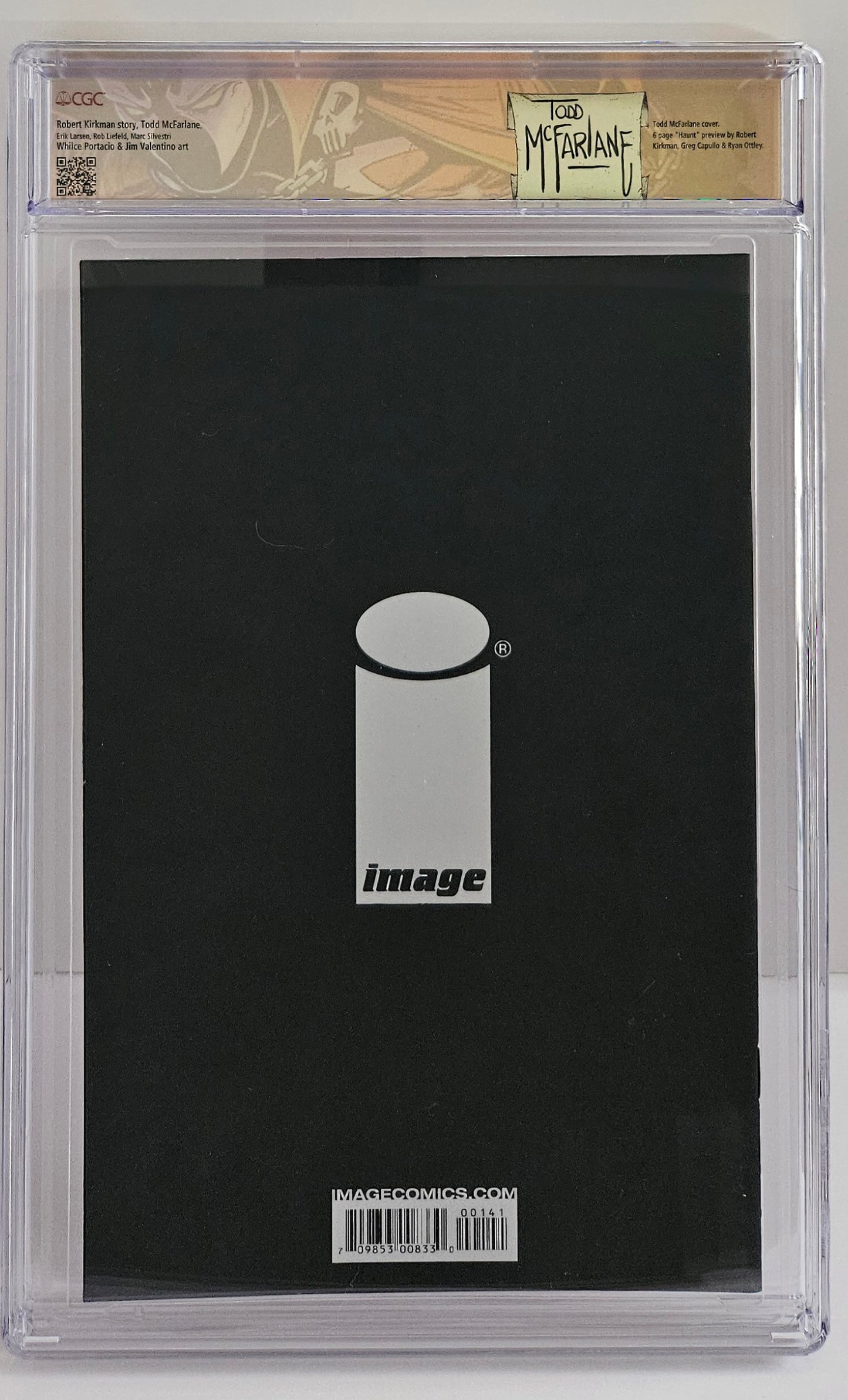 CGC SS 9.8 Image United #1 (Sketch)- Todd McFarlane