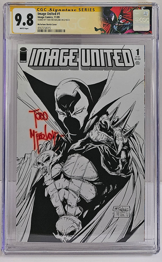 CGC SS 9.8 Image United #1 (Sketch)- Todd McFarlane