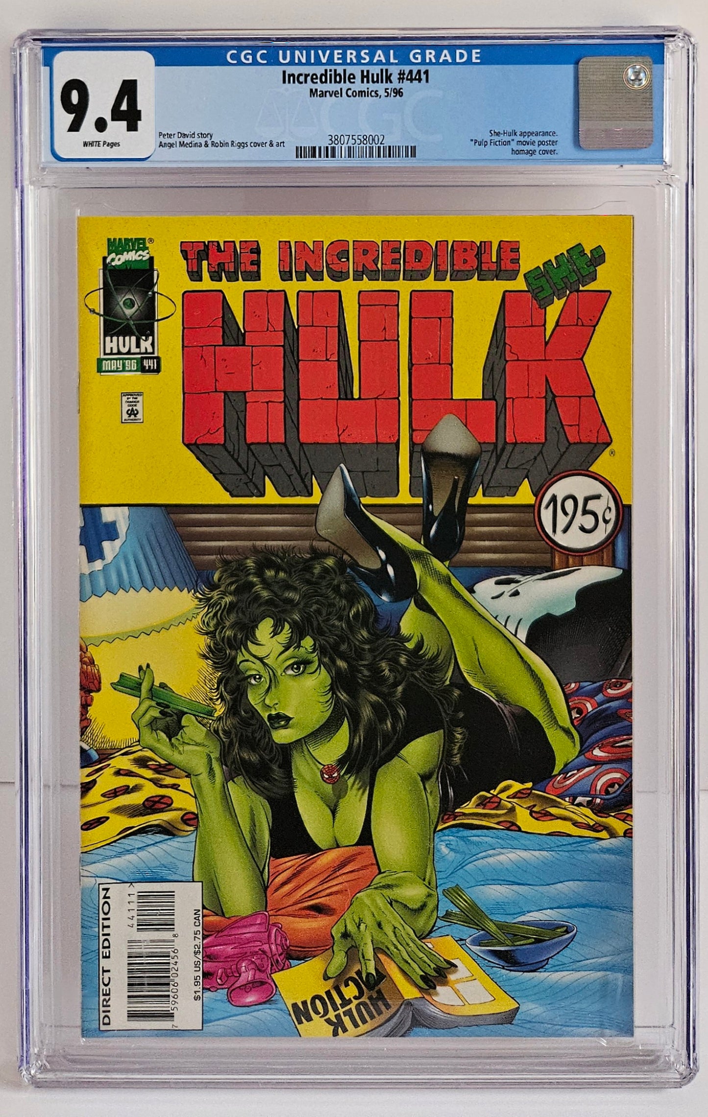 CGC 9.4 Incredible Hulk #441