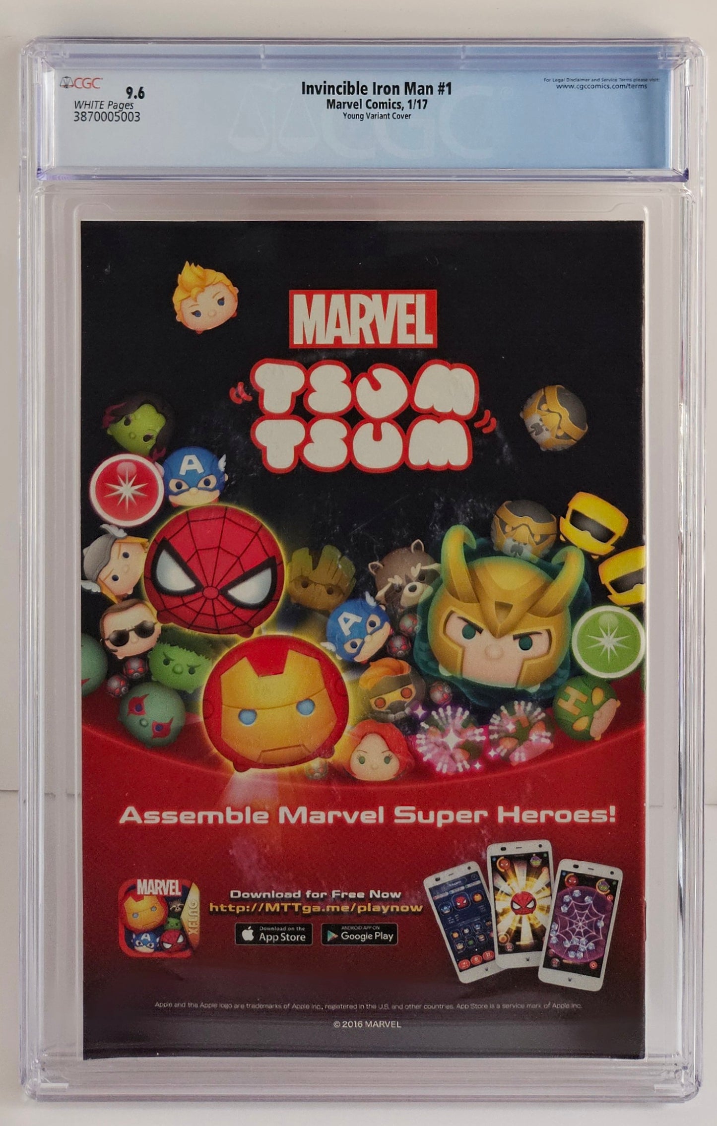 CGC 9.6 Invincible Iron Man #1 (Young variant)