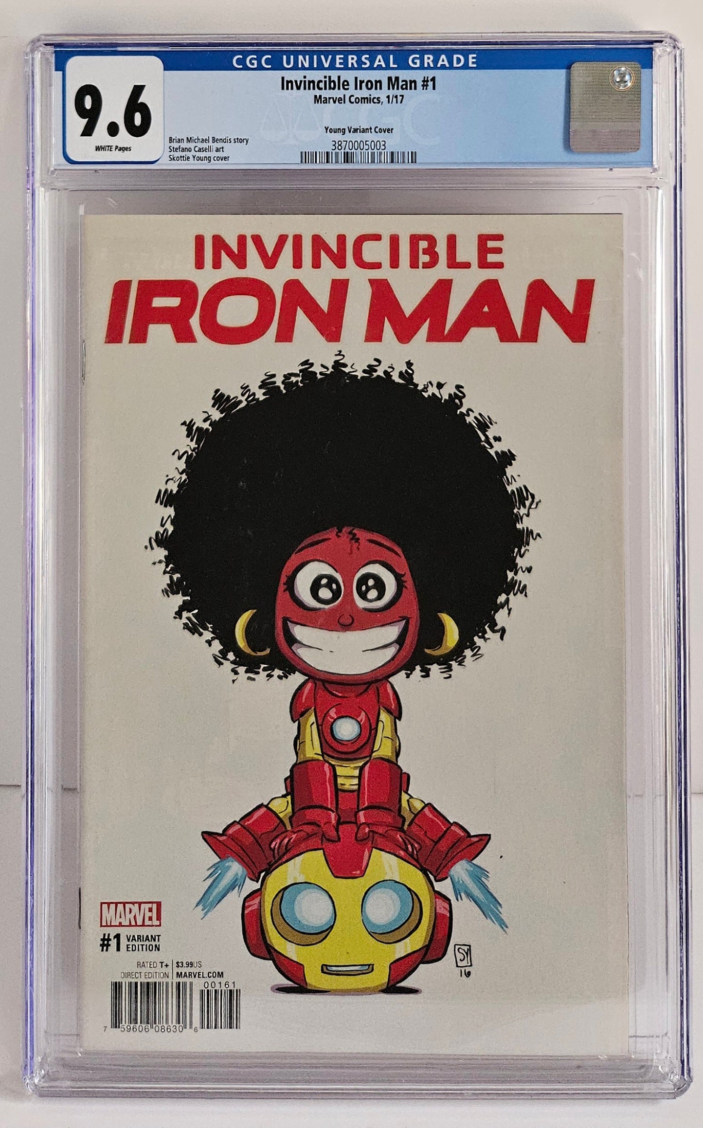 CGC 9.6 Invincible Iron Man #1 (Young variant)