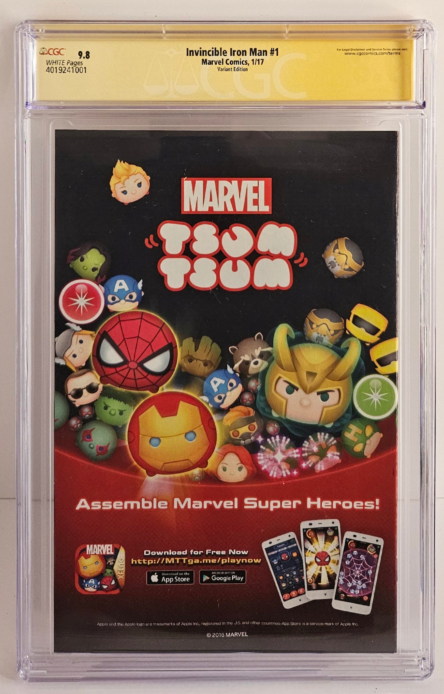 CGC SS 9.8 Invincible Iron Man #1