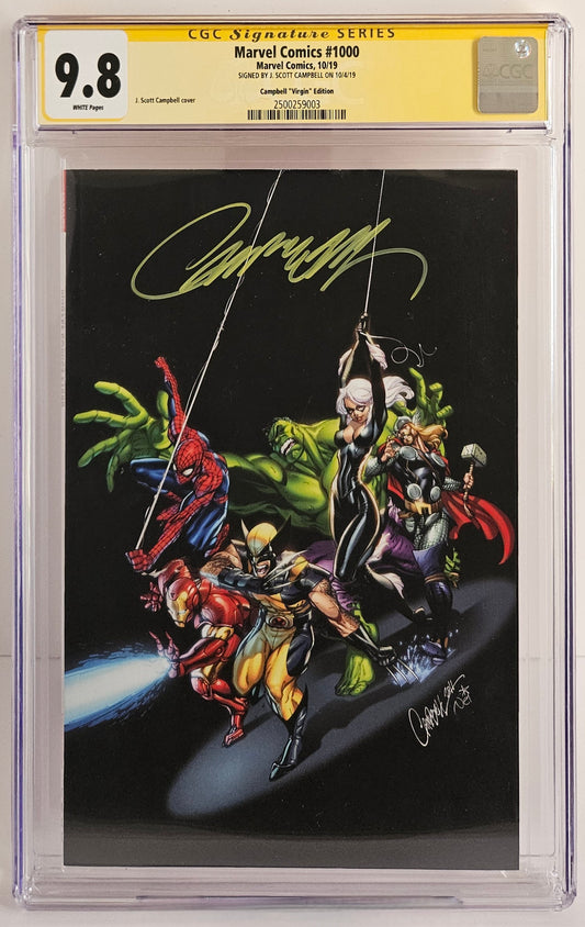 CGC SS 9.8 Marvel Comics #1000 JSCampbell