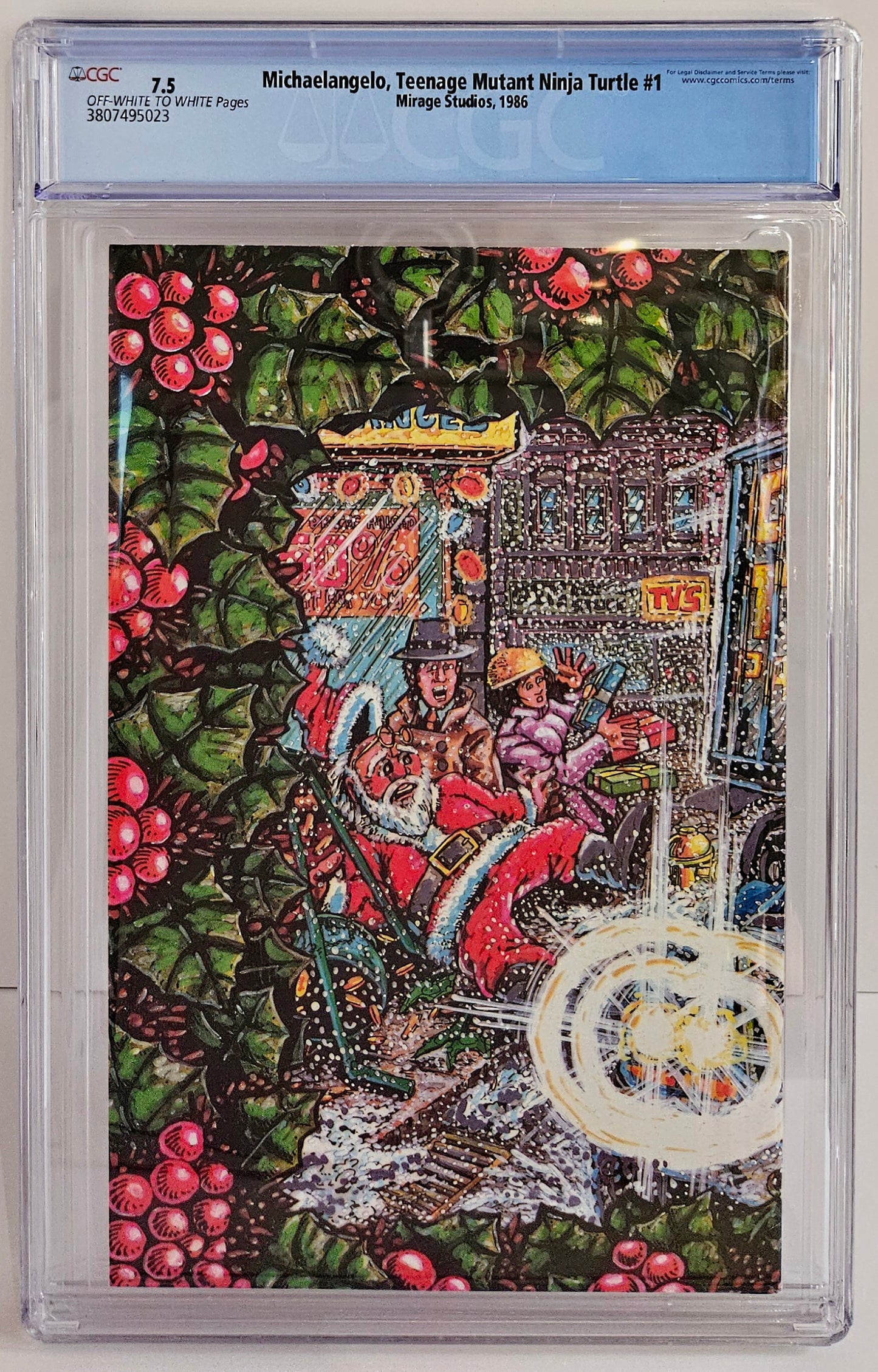 CGC 7.5 Michaelangelo, TMNT #1