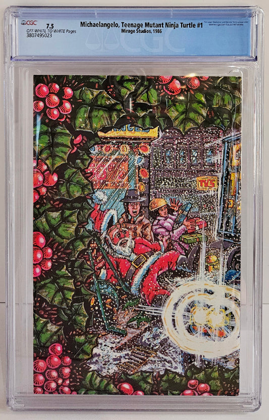 CGC 7.5 Michaelangelo, TMNT #1