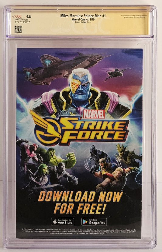 CGC SS 9.8 Miles Morales: Spider-Man #1 Granov